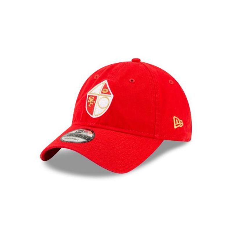 NFL San Francisco 49ers Historic 9Twenty Adjustable (PNY5943) - Red New Era Caps